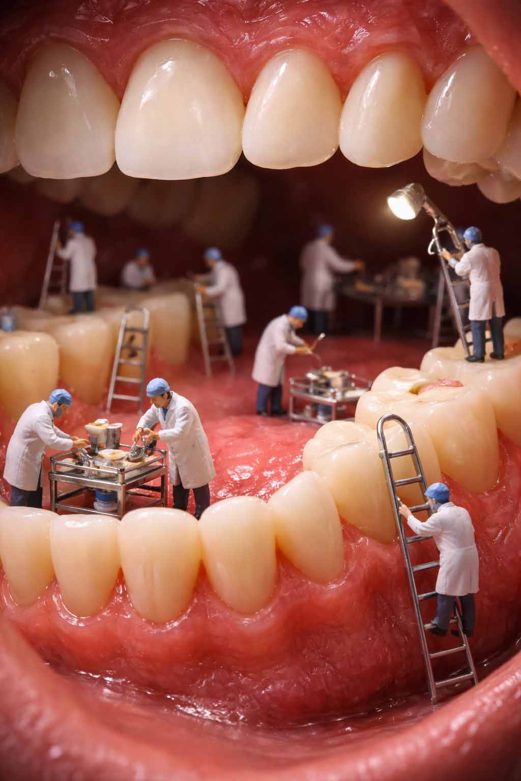 پرامپت هوش مصنوعی پرامپت دندان پزشکی مینیاتوری - تصویر AI تولیدشده با هوش مصنوعی | عکسومی