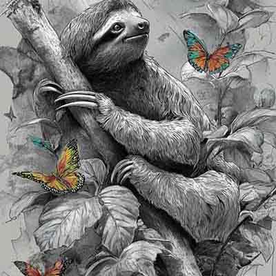 charcoal sketch Style